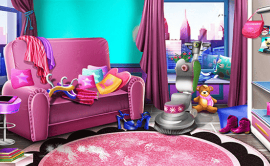 Baby Doll House Cleaning 🕹️ Play Now on GamePix