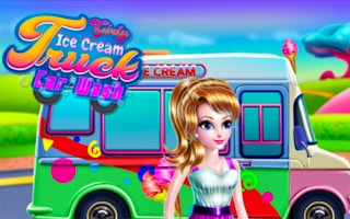 Girly Ice Cream Truck Car Wash game cover