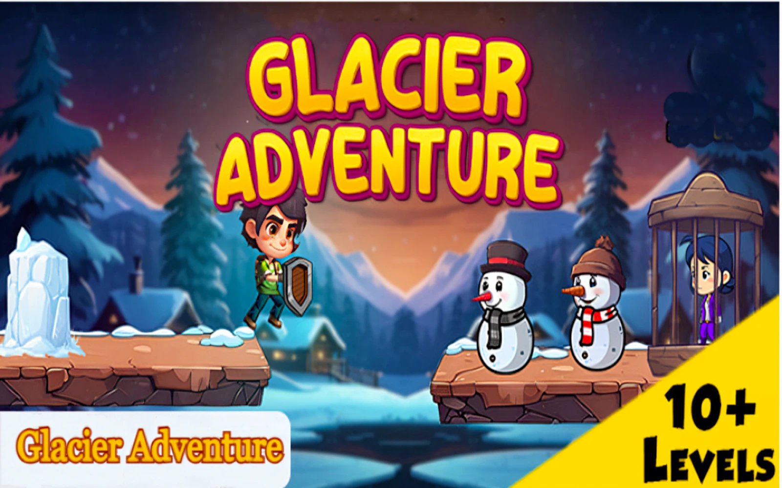 Glacier Adventure — free online arcade game on Glaze Games