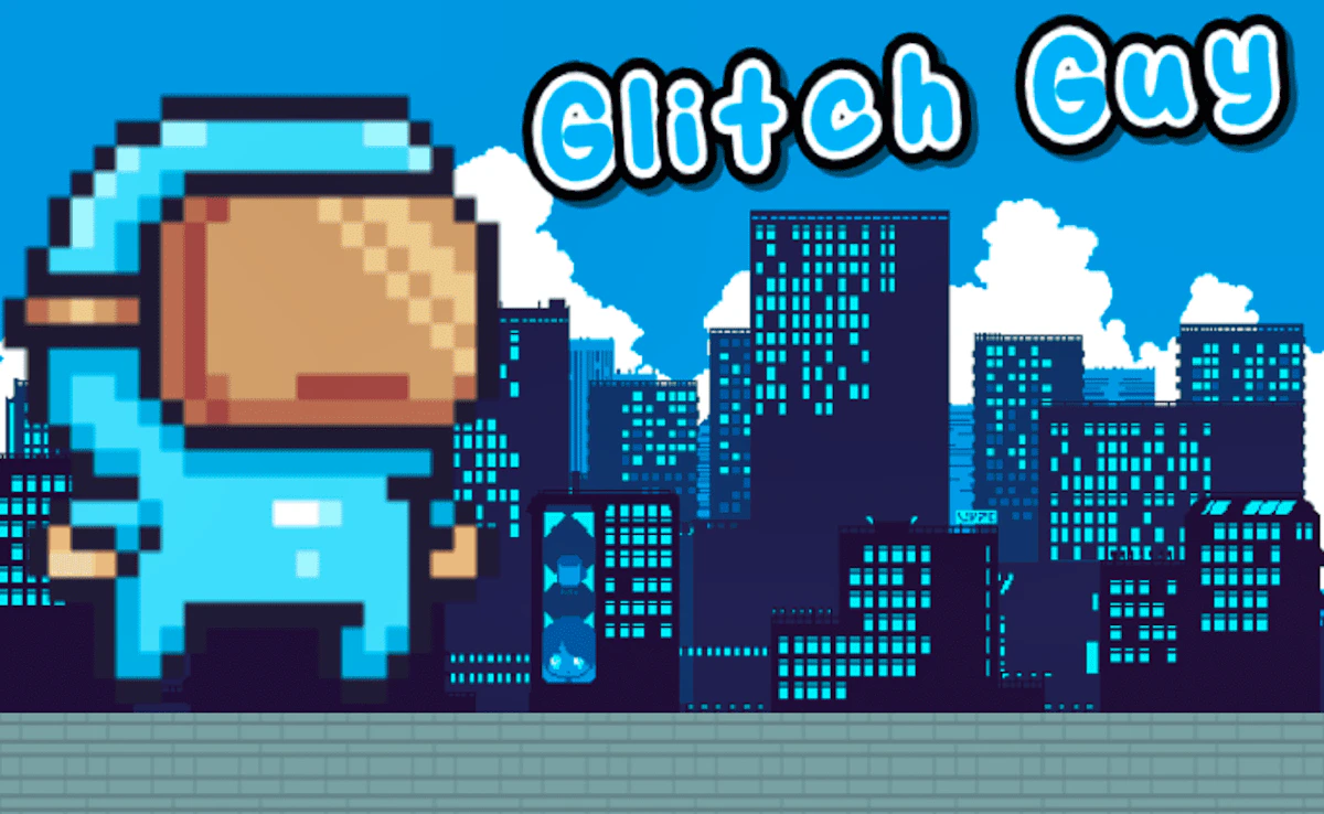 Play Glitch Guy Gravity Run — free online Action game