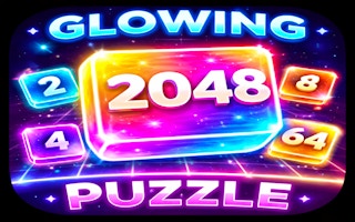 Glowing 2048 Puzzle