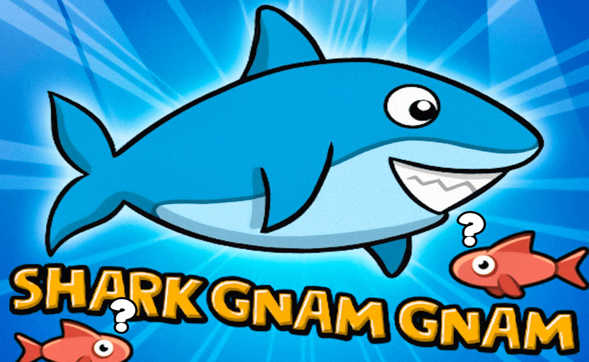 Play Gnam Gnam Shark — free online Kids game