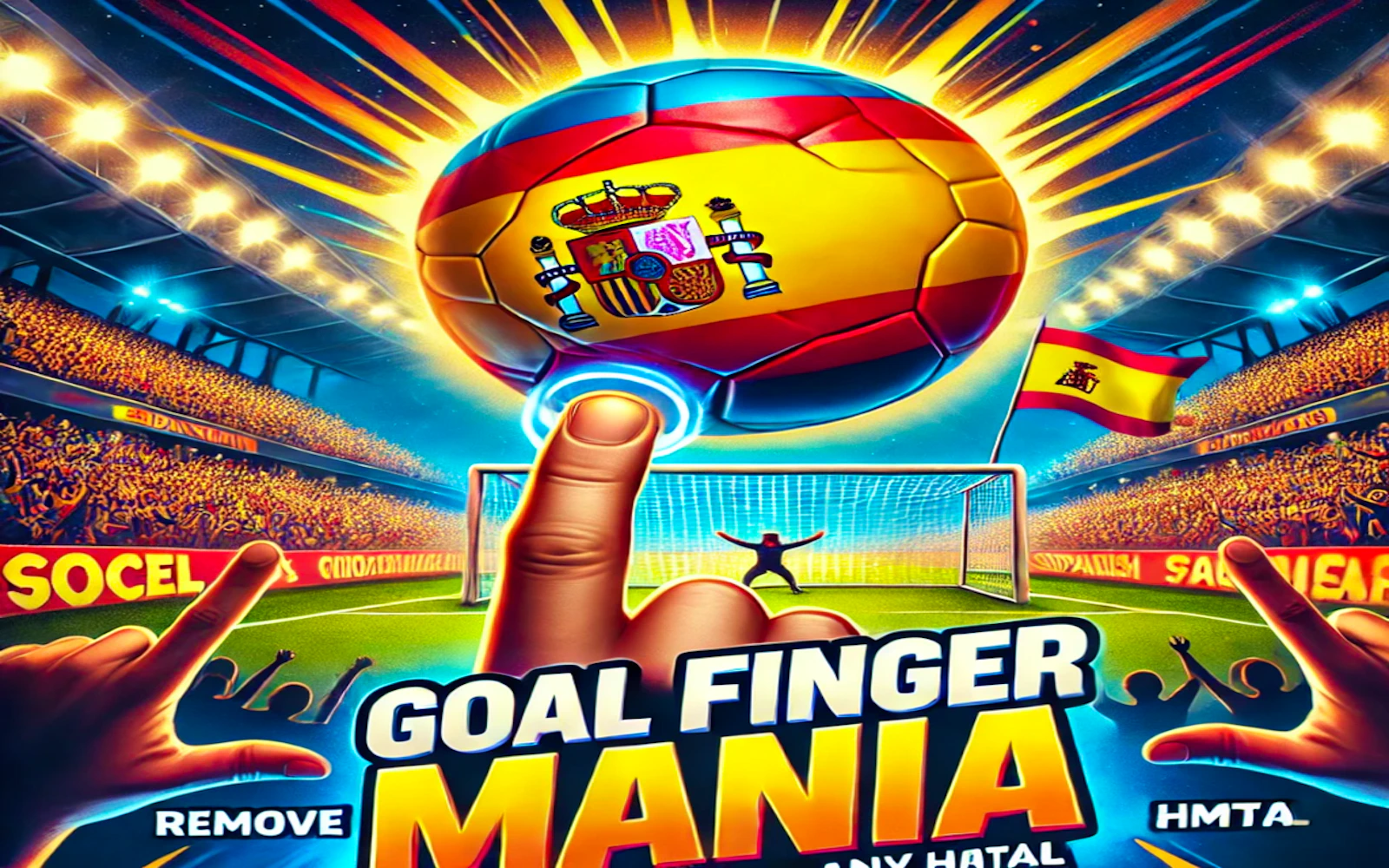 Goal Finger Mania — free online soccer game on Glaze Games