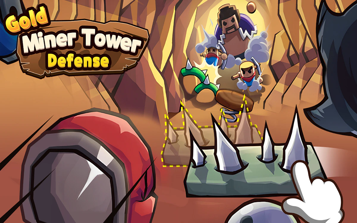 Play Gold Miner Tower Defense — free online Strategy game