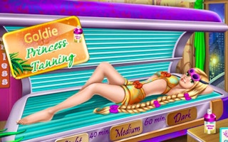 Goldie Princess Tanning game cover