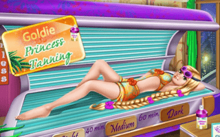 Goldie Princess Tanning game cover