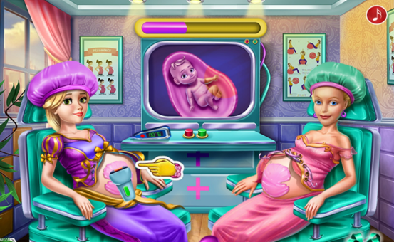 Baby Snow Sick Day 🕹️ Play Now on GamePix