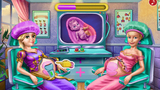 Goldie Princesses Pregnant Check Up game cover