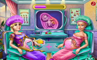 Goldie Princesses Pregnant Check Up game cover