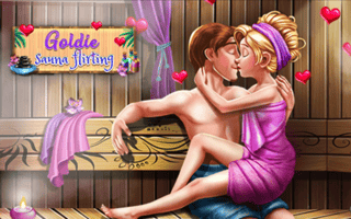 Goldie Sauna Flirting game cover