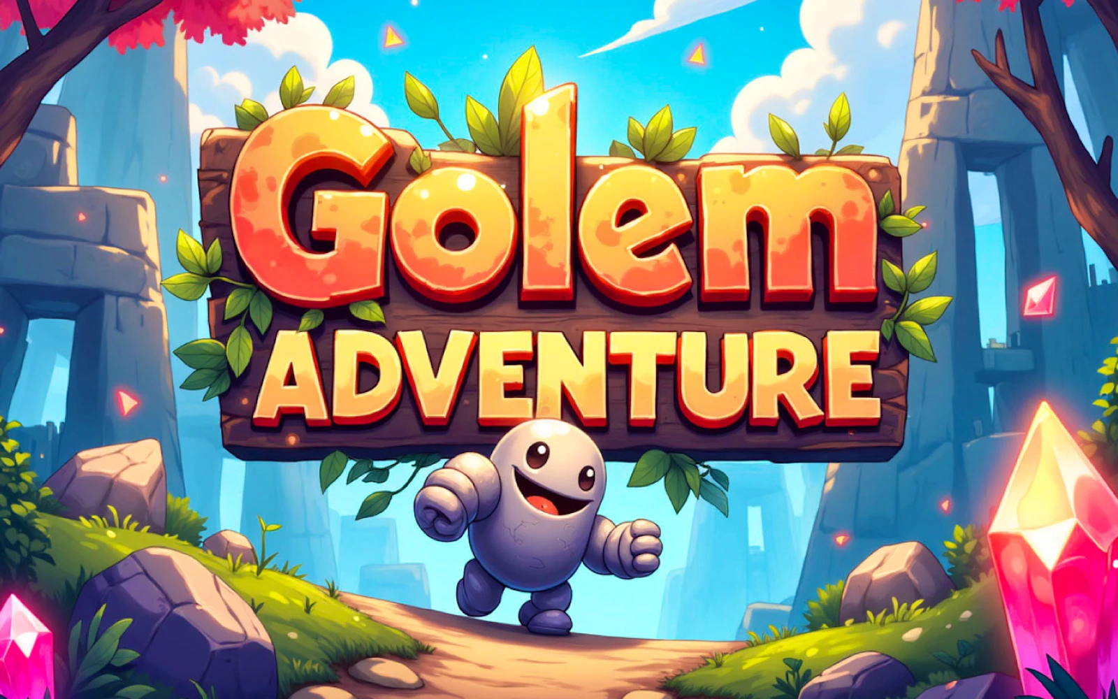 Golem Adventure — free online arcade game on Glaze Games