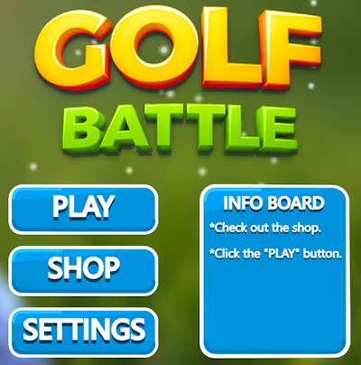 Golf Battle By Gamepix