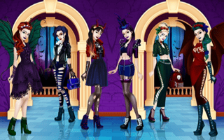 Gothic Dress Up game cover
