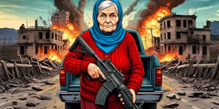 Grandma with Machine-Gun Apocalypsis thumbnail