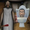 Granny & Skibidi toilet Escape Horror banner