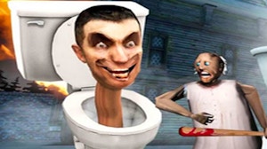 Image for Granny Kill Skibidi Toilet Behind