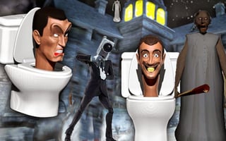 Granny Street Rage Skibidi Toilet game cover