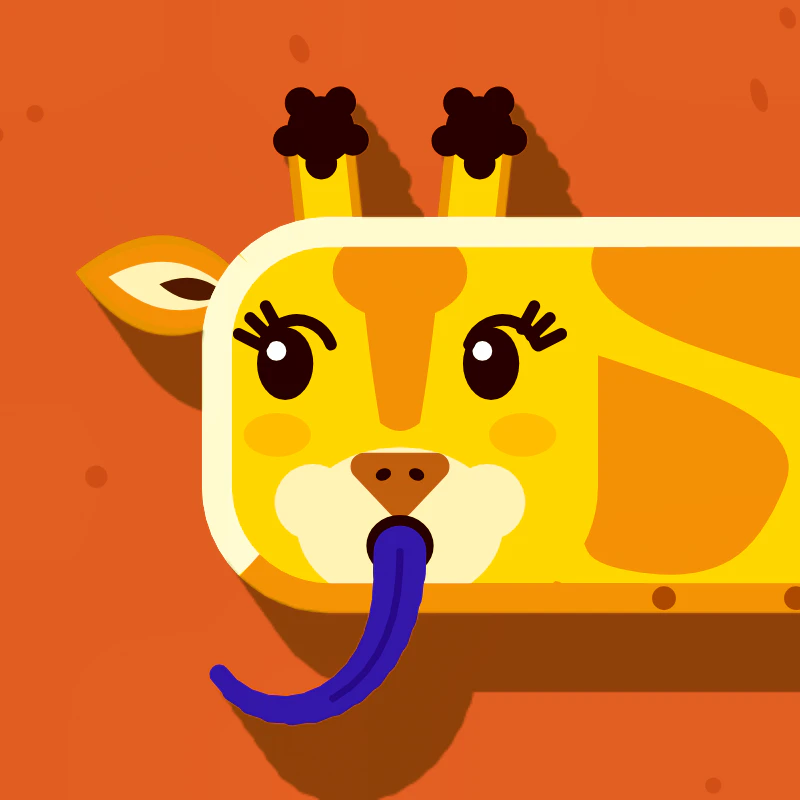 Grazing Giraffe