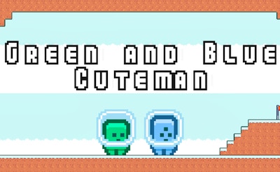 Green and Blue Cuteman game