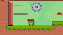 Green Ninja Collects Apples