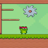 Green Ninja Collects Apples
