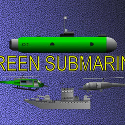 Green Submarine Online strategy Games on taptohit.com