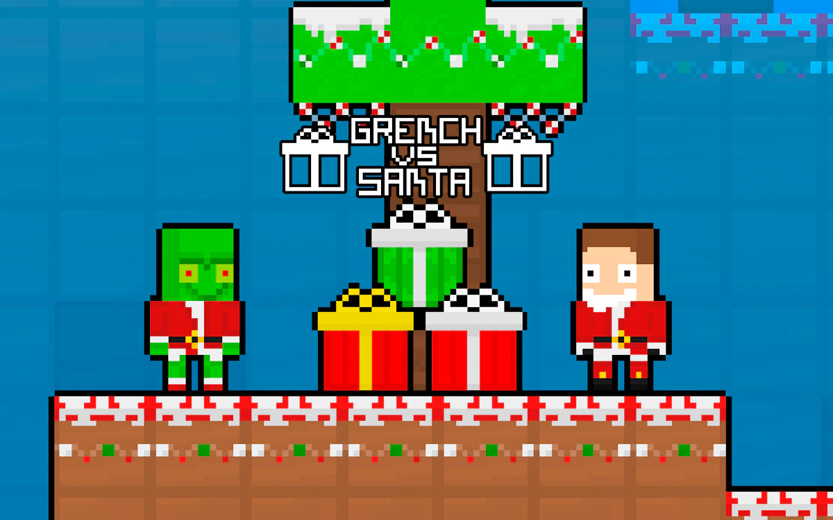 Play Grench vs Santa — free online Two Player game