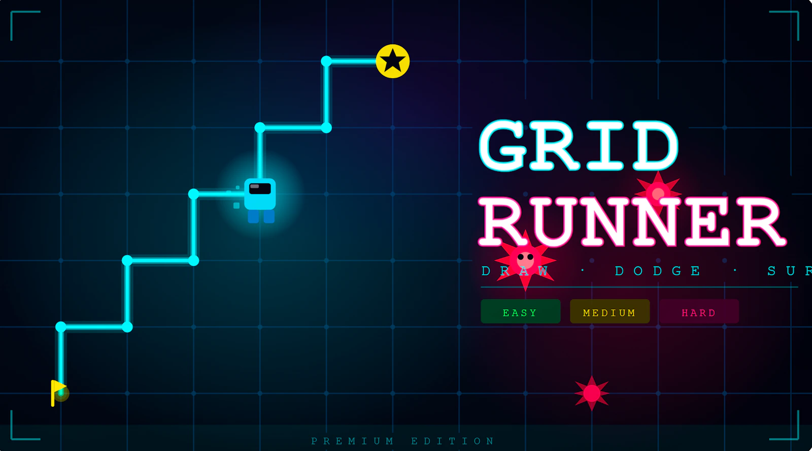 Grid Runner — free online puzzle game on Glaze Games