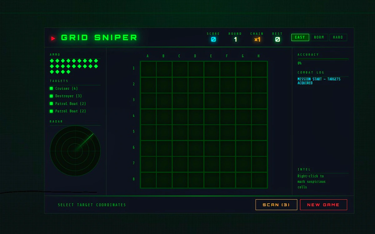Play Grid Sniper — free online Puzzle game