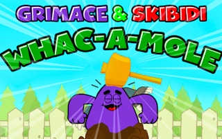 Grimace And Skibidi Whack A Mole game cover