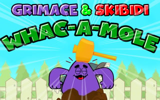 Grimace And Skibidi Whack A Mole  game cover