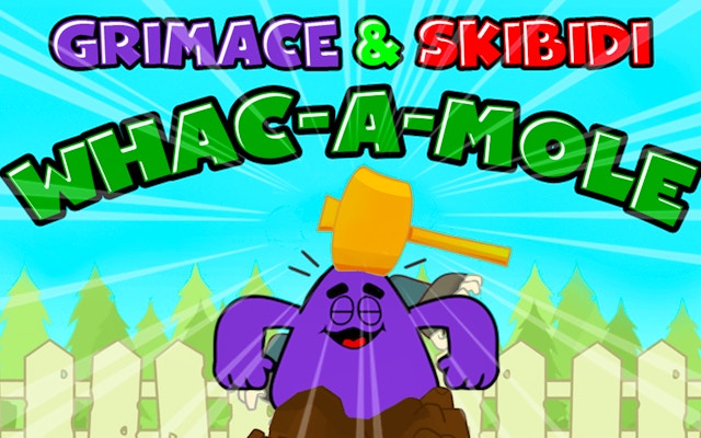 Grimace And Skibidi Whack A Mole