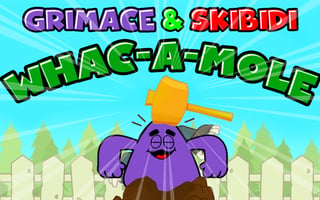 Grimace And Skibidi Whack A Mole game cover