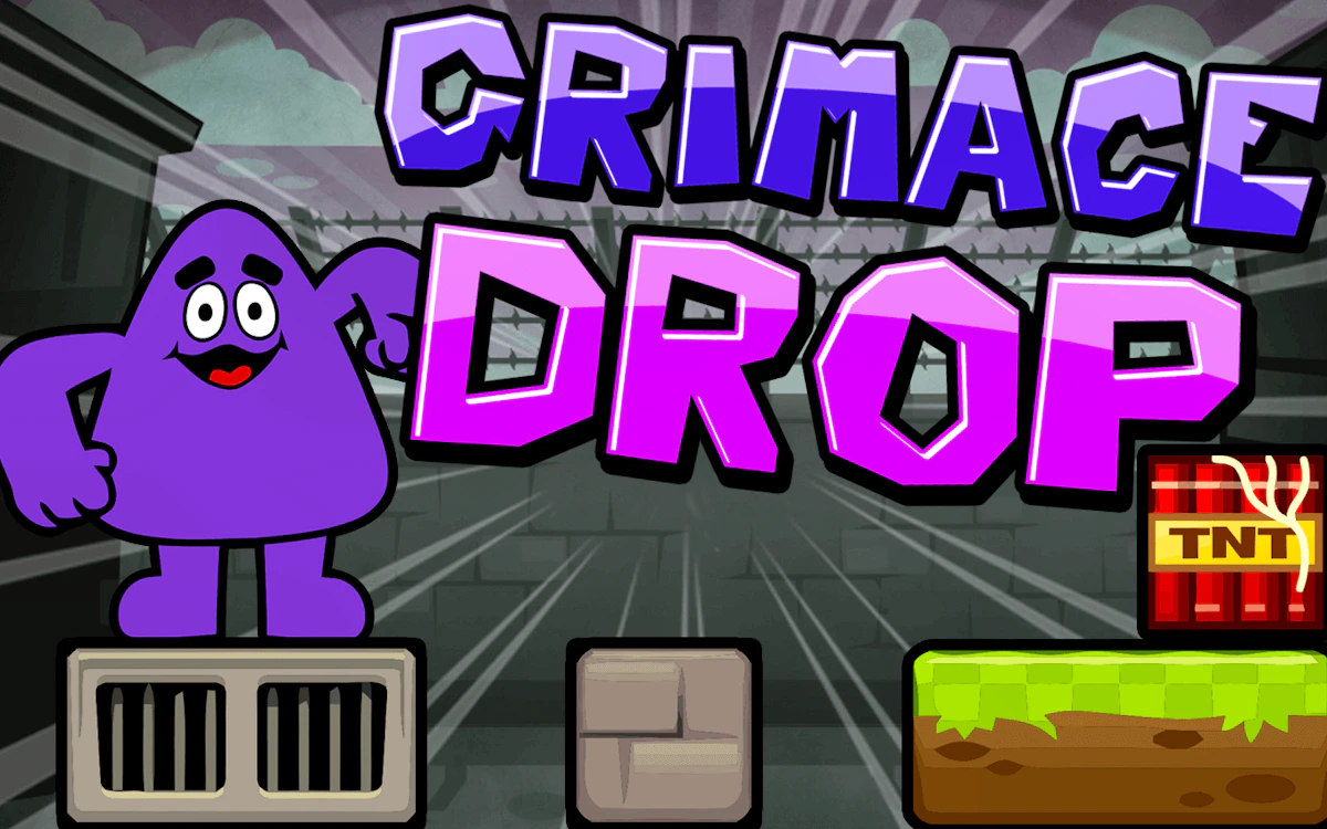 Play Grimace Drop — free online Monster game