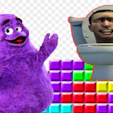 Grimace Shake & Skibidi Tetris
