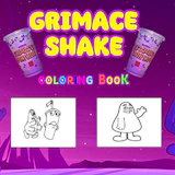 Grimace Shake Coloring