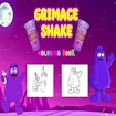 Grimace Shake Coloring banner