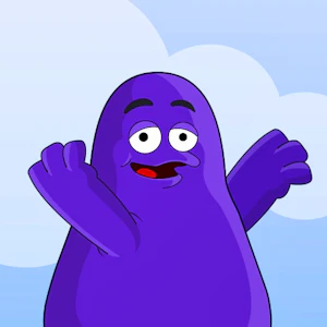 Grimace Shake Draw and Erase Thumbnail