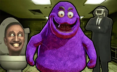 Grimace Shake - Escape Skibidi and Cameraman cover art