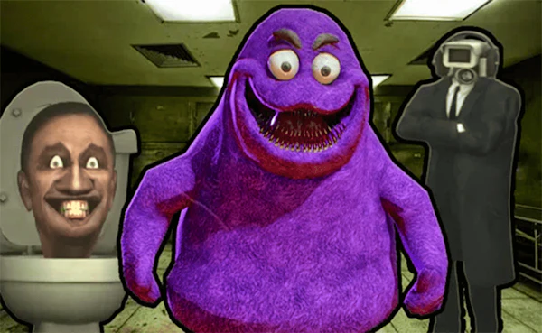 Grimace Shake – Escape Skibidi and Cameraman