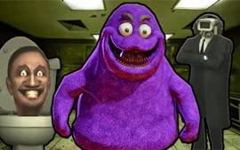 Grimace Shake - Escape Skibidi and Cameraman