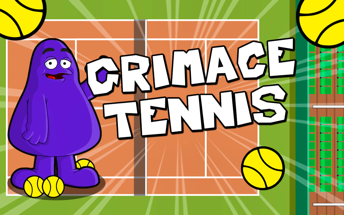 Play Grimace Tennis — free online Sports game