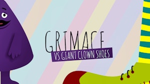 Image for Grimace vs Giant Clown Shoes