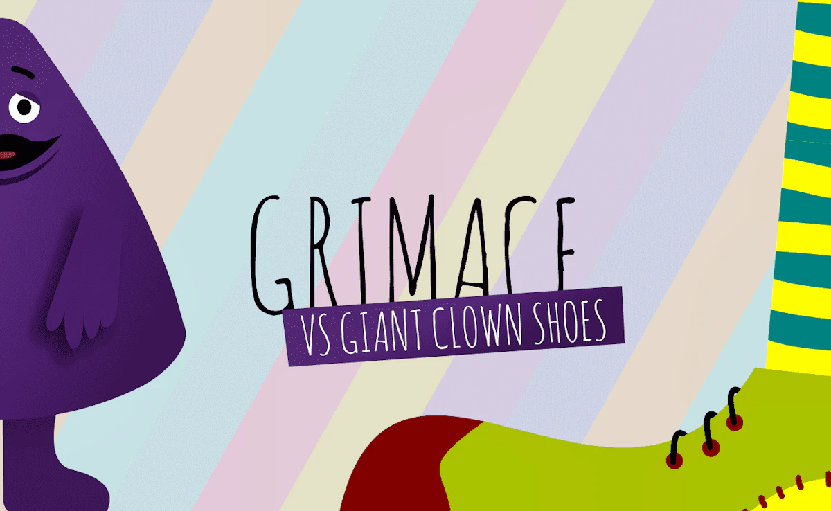 Play Grimace vs Giant Clown Shoes — free online Skibidi Toilet game