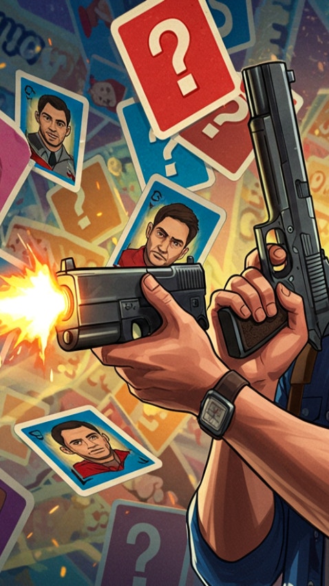 GTA Man Memory Card & Matching Game