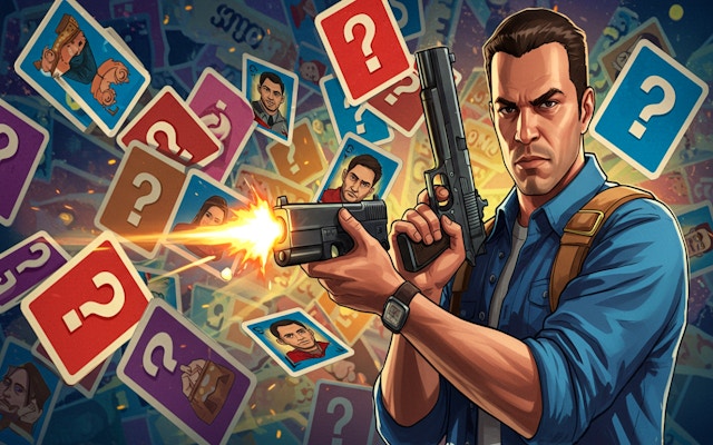 Gta Man Memory Card Matching Game