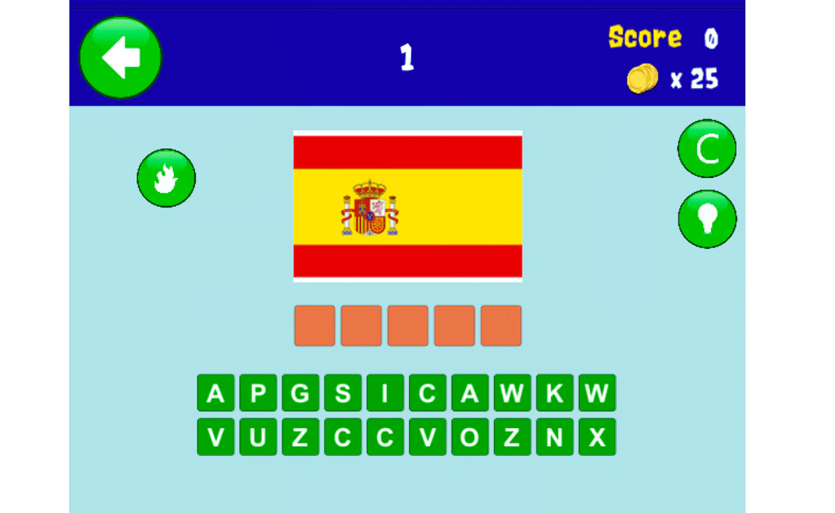 Play  Guess Flag Game — free online Arcade game