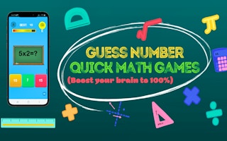 Guess Number Quick Math Games game cover