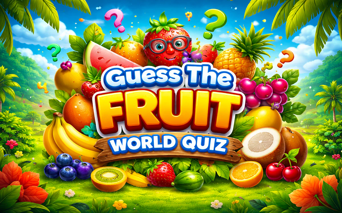 Play Guess the Fruit World Quiz — free online Trivia game