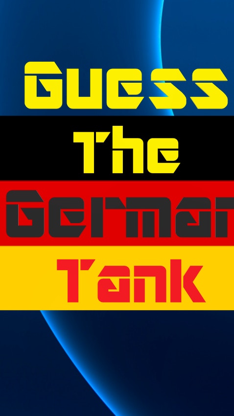 Guess the German Tank